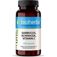 Bioherba Sambucus Echinacea Vitamin C Kapseln 100 St.