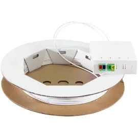 Logilink FB4LC40 Glasfaser LWL Anschlusskabel 40m Weiß