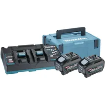 Makita Power Source Kit 40 V XGT Li-Ion 2 x 5,0 Ah + DC40RB Ladegerät + Makpac  191U13-9