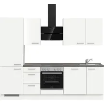 Nobilia Küchenzeile Touch II 270 cm weiß