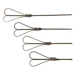 NATURESTAR Herz Fingerfood Spieße 38945 , 1 Packung = 100 Stück, 18 cm, schwarz