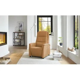 Hukla Fernsehsessel Dean Mikrofaser 70 x 105 x 88 cm Gelb elektrisch
