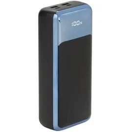 RivaCase® Rivacase, Powerbank 30000mAh 65W 4x USB-C/A & LCD Display, Schwarz
