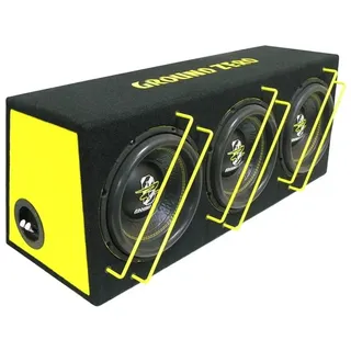 Ground Zero - Iridium GZIB 3.2500SPL - 10"" (25cm) Gehäusesubwoofer - Stück - 1500Watt