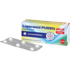 PUREN Pharma GmbH & Co. KG Loperamid PUREN akut 2 mg Schmelztabletten