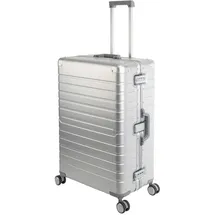 TRAVELHOUSE Oslo 4-Rollen 75 cm / 102 l silber/rot/grau/schwarz