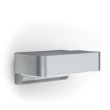 Steinel Außenleuchte L 800 SC Silber, 7.5 W, smartes LED Downlight, Bewegungsmelder, vernetzbar, per App bedienbar
