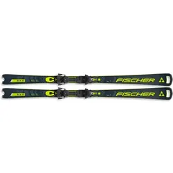 FISCHER Herren Racing Ski RC4 WC SC MT + RC4 Z12, Schwarz, 155