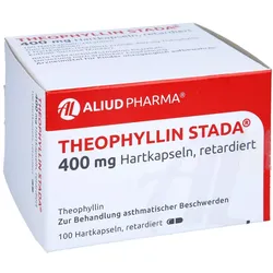 THEOPHYLLIN STADA 400 mg Hartkaps.retardiert ALIUD 100 St