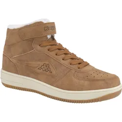 Sneaker KAPPA, Gr. 39, braun (cognac), Synthetik, sportlich, Schuhe, gefüttert