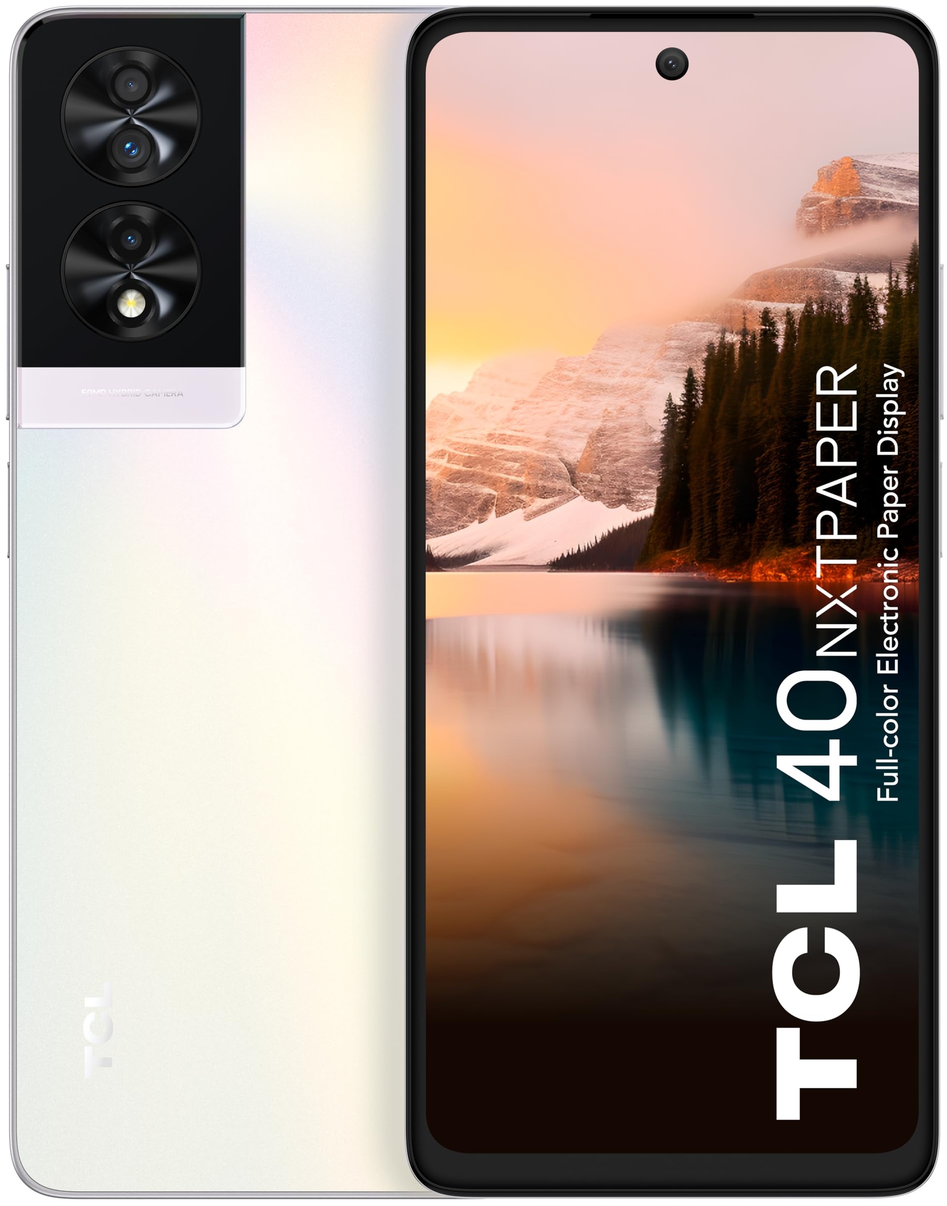 TCL Opalescent 40 NXTPAPER 4G Smartphone, 16 cm (6,78 Zoll) Display (90 Hz, 16 GB (8 + 8) – 256 GB, erweiterbar MicroSD, Dual-SIM, 50 MP Kamera, Selfie-Kamera 32 MP, Akku 5010 mAh, Dual-Lautsprecher,