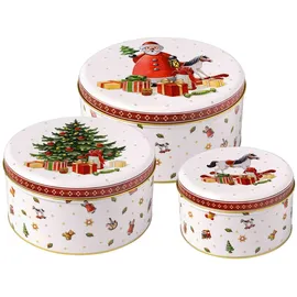 Villeroy & Boch Keksdosen-Set Winter Collage mehrfarbig 3-teilig