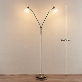 LINDBY Gwendolin 2-flg. 160,0 cm grau