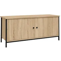 vidaXL TV-Schrank mit Türen 102x35x45 cm Braun Holzwerkstoff