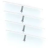 Kalb Material Für Möbel kalb Material für Möbel LED Kleiderschrankleuchte Aufbauleuchte Schrankbeleuchtung 600mm, Auswahl:4er Set neutralweiss