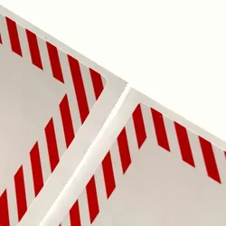 Kennzeichen ADR SV188, Mit Perforation , leer/individualisiert, 100x100mm