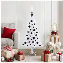 vidaXL Künstlicher Weihnachtsbaum Weiß 120 cm