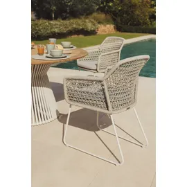 Niehoff Lido Armlehnstuhl 60 x 63 x 86 cm weiß