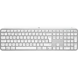 Microsoft Logitech MX Keys S Kabellose RF + Bluetooth QWERTY-Tastatur DK/FI/NO/SE Aluminium, Weiß, 920-011582 - hinterleuchtet - kabellos - LE - QWERT