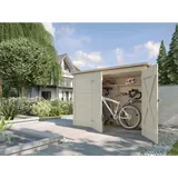 Weka Fahrradbox 205 cm x 84 cm beige