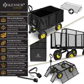 Kesser Bollerwagen 550kg schwarz