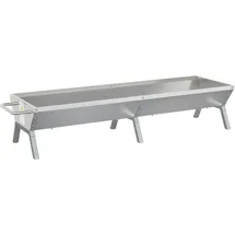 vidaXL Grill Silbern 158x42x31 cm