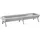 vidaXL Grill Silbern 158x42x31 cm