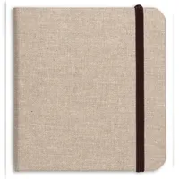 Clairefontaine Reisealbum Goldine Leinen, 32 Blatt 180g, - Natur 96102C