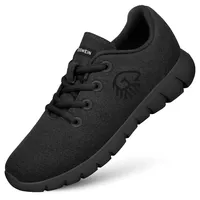 GIESSWEIN Merino Runners Men atmungsaktiv - Herren Sneaker für gesunden Gang - Bequeme leichte Arbeitsschuhe, ideal für Pflegeberufe - Freizeitschuhe - 47 EU