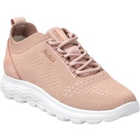 GEOX Damen D SPHERICA Sneaker, Nude, 38 EU - 38 EU