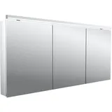 EMCO flat 2 Classic LED-Lichtspiegelschrank 160 cm, mit LED-Aufsatzleuchte, 3 Türen 979706507,
