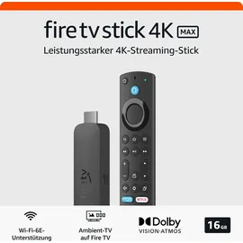 Amazon Fire TV Stick 4K mit Alexa-Sprachfernbedienung 2023 (2. Gen.)