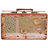 BIRENDY Holzkiste KD1290 26 x 15 x 8 cm 1-tlg. grün