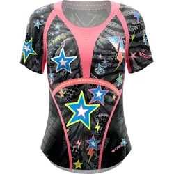 Crazy T-shirt Laser black-zebra (01ZE) M
