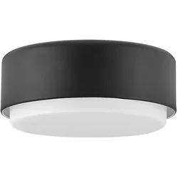 Hinkley Cedric runde Deckenleuchte schwarz Ø30,5cm 2xE27