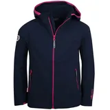 TROLLKIDS Kvalvika Jacke - Navy / Magenta - 140 cm