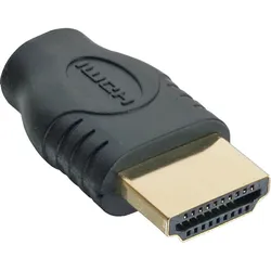 InLine HDMI Adapter - HDMI A Stecker auf Micro HDMI D Buchse