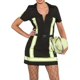 Faschingskostüm Damen Feuerwehr Lady (40)