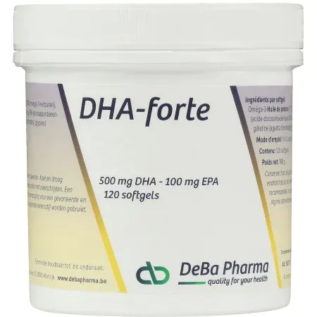 Deba DHA Forte 500mg 120 Weichkapseln