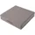Homescapes SITZKISSEN orthopädisch 50/50/10 cm – Sesselkissen grau