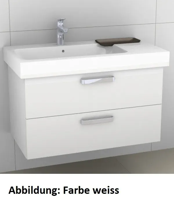 Artiqua 413 Waschtischunterschrank für iCon 124190 Sangallo Grau quer, 413-WU2L-K08-7152-432 413-WU2L-K08-7152-432