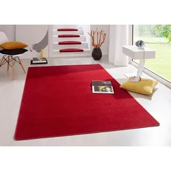 Teppich HANSE HOME "Fancy" Gr. 4, rot, B:160cm H:7mm L:240cm, Kunstfaser, Teppiche