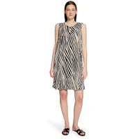 Betty Barclay Sommerkleid Schwarz/Beige 42