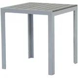 Gardissimo Gartentisch Soul 60 x 60 x 0 cm Silber/Grau