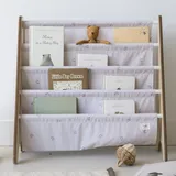 3 Sprouts Kinderregal 3 Sprouts Bücherregal Holz grau taupe