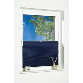 K-HOME Plissee Palma 55 x 130 cm blau