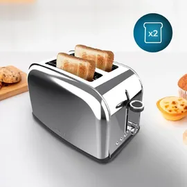 Cecotec Vertikaler Toaster Toastin' time 850 Inox Lite
