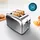 Cecotec Vertikaler Toaster Toastin' time 850 Inox Lite