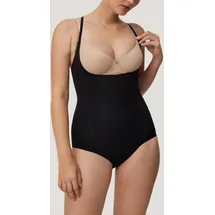 Ysabel Mora Shaping-Body YSABEL MORA, Damen, Gr. L, N-Gr, schwarz, Single Jersey, Obermaterial: 86% Baumwolle, 14% Elasthan, eng, Bodys, mittlerer Form-Effekt, atmungsaktiv, Baumwollmix, elastisch