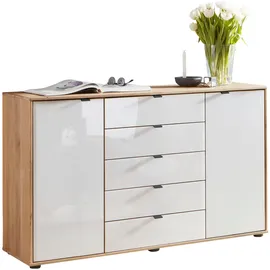 Wiemann Kombikommode 141 x 86 x 43 cm Braun / Weiß
